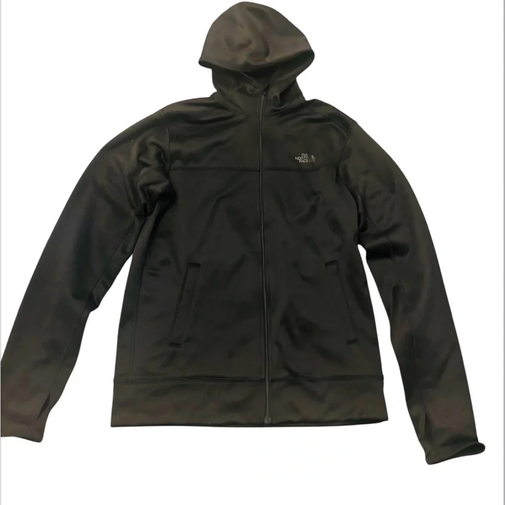 The North Face Men's Black Full-Zip Hooded Jacket Mens Small